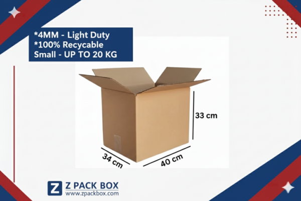 Shipping Carton Box 40x34x33CM -3Ply