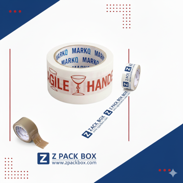 MARKQ [1 Roll] Fragile Tape – [48mm x 60 Yards]