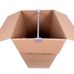 Wardrobe Box with hanging rod